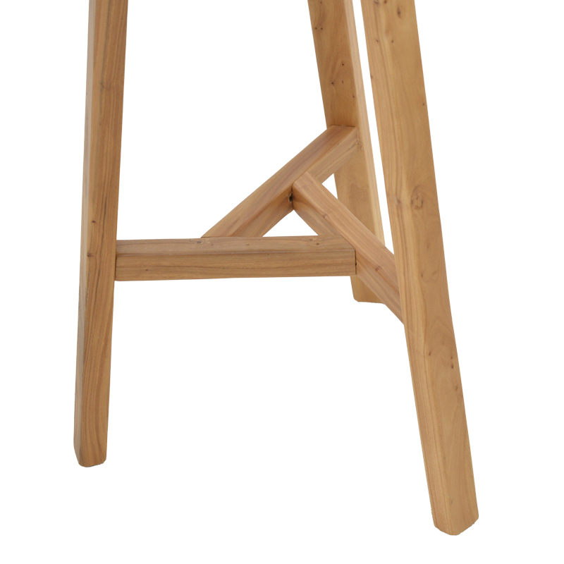 Stol bari Fabrio pakoworld dru elm në nuancë natyrale Φ38x71cm