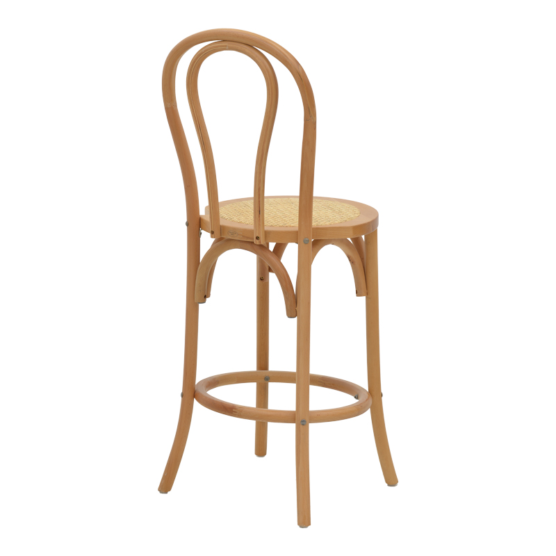 Stol bari Thonet pakoworld dru ahu natyral 41x50x105cm