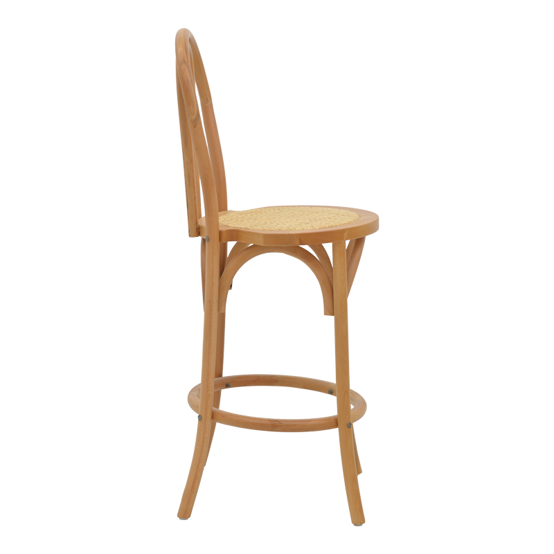 Stol bari Thonet pakoworld dru ahu natyral 41x50x105cm