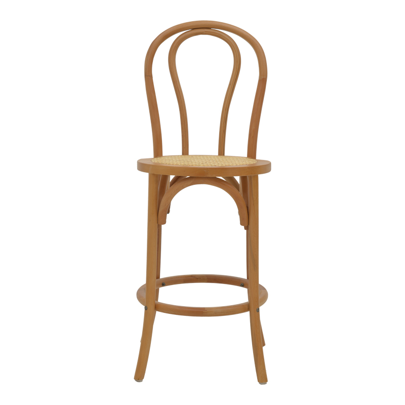Stol bari Thonet pakoworld dru ahu natyral 41x50x105cm