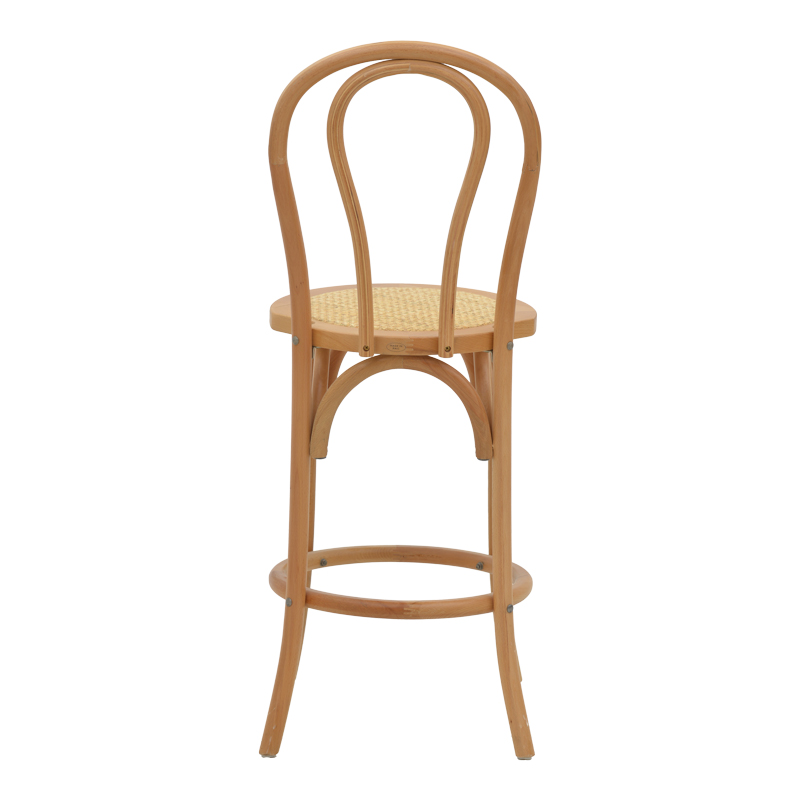 Stol bari Thonet pakoworld dru ahu natyral 41x50x105cm