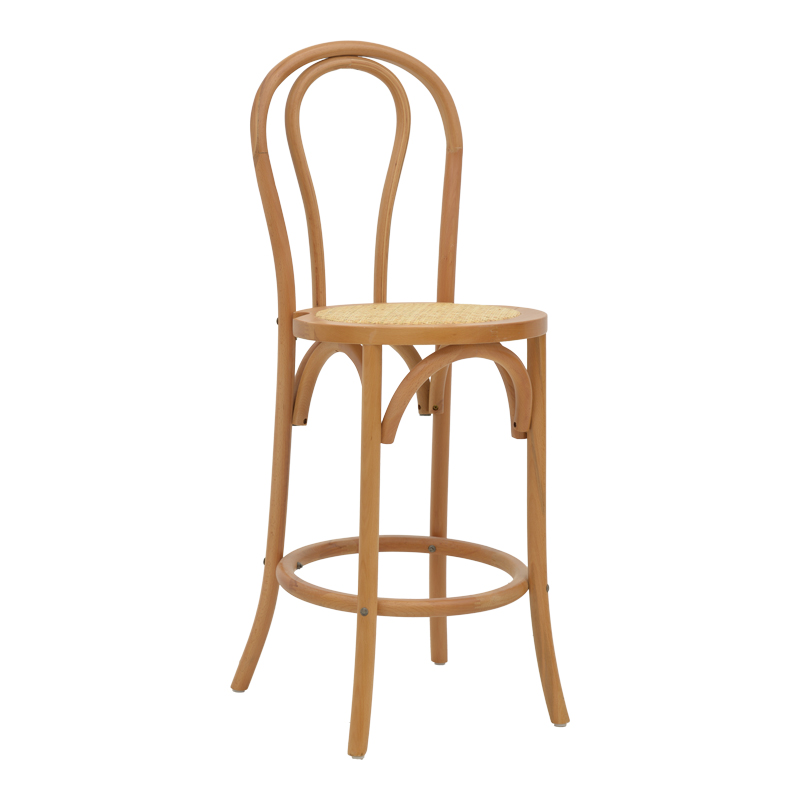 Stol bari Thonet pakoworld dru ahu natyral 41x50x105cm