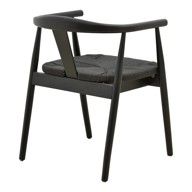 Fotel Gernine pakoworld dru masiv ahu i zi me litar 56x49x73cm
