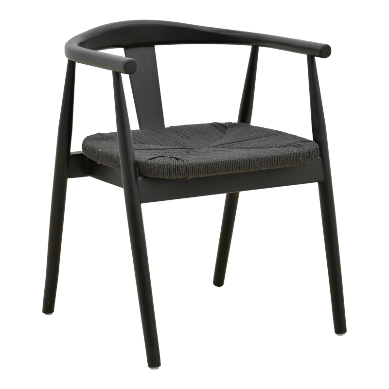 Fotel Gernine pakoworld dru masiv ahu i zi me litar 56x49x73cm