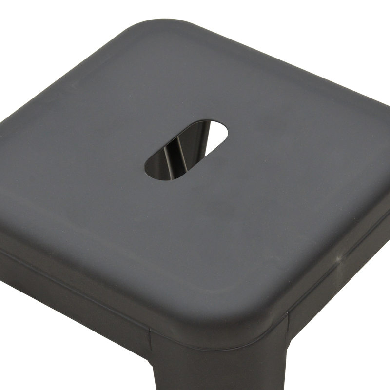 Stol Utopia pakoworld metal i zi mat 30x30x45cm