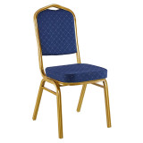 Karrige konference e palosshme Hilton pakoworld pëlhurë blu-metal i artë 45x51x96cm