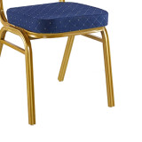 Karrige konference e palosshme Hilton pakoworld pëlhurë blu-metal i artë 45x51x96cm