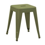 Stol Utopia pakoworld metal ulliri i errët 30x30x45cm