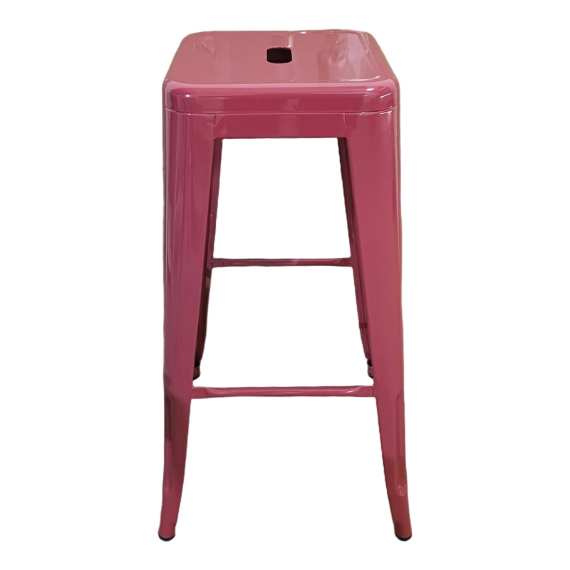 Stol bari Utopia pakoworld metal terracotta 42x42x76cm