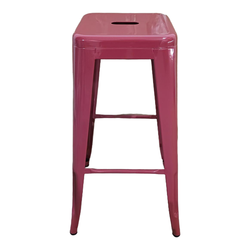 Stol bari Utopia pakoworld metal terracotta 42x42x76cm