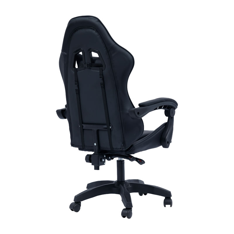 Karrige zyre Gaming William pakoworld PU e zezë
