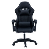 Karrige zyre Gaming William pakoworld PU e zezë