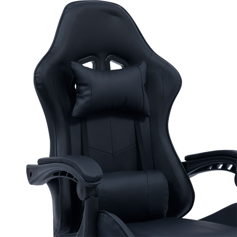 Karrige zyre Gaming William pakoworld PU e zezë