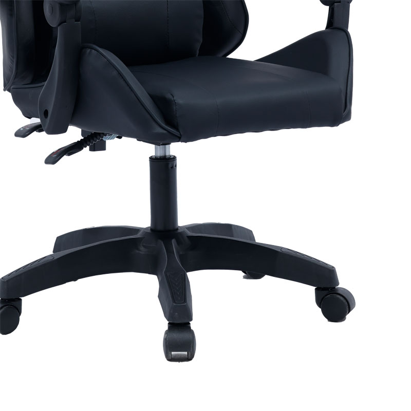 Karrige zyre Gaming William pakoworld PU e zezë