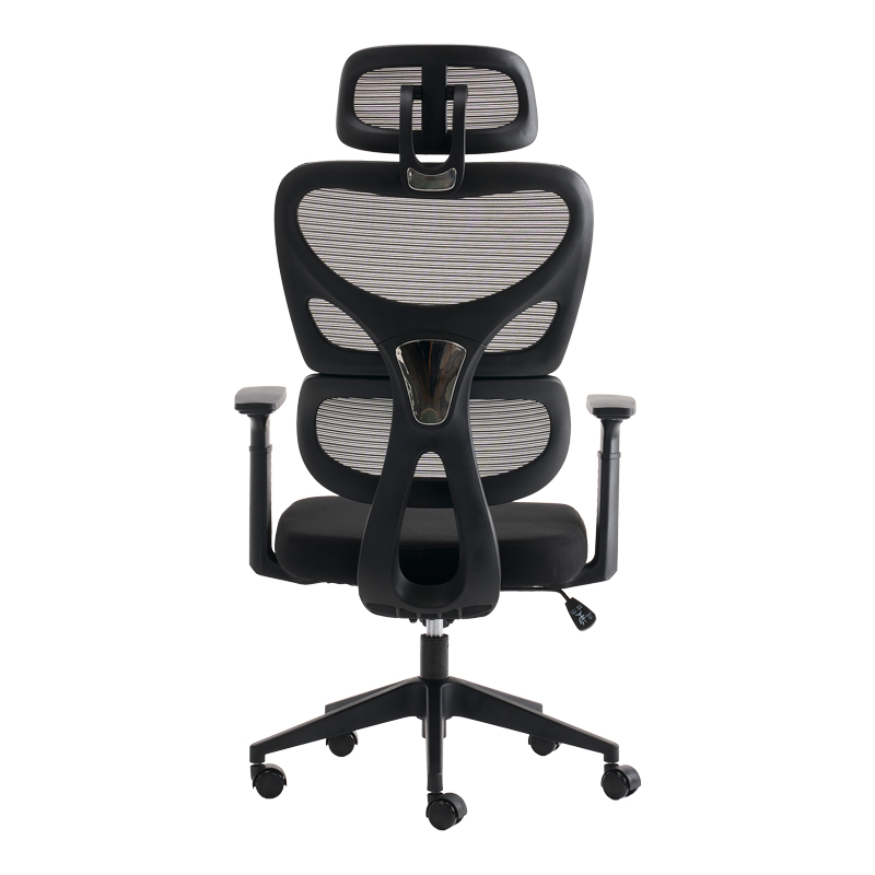 Karrige zyre menaxheri Cadrey pakoworld me rrjetë të zezë 67x64x120-128cm