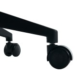 Karrige zyre ErgoFlow pakoworld e zezë-gri 73x64x112-135cm