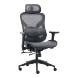 Karrige zyre Mesgo pakoworld e zezë-gri 68x67-72x110-136cm