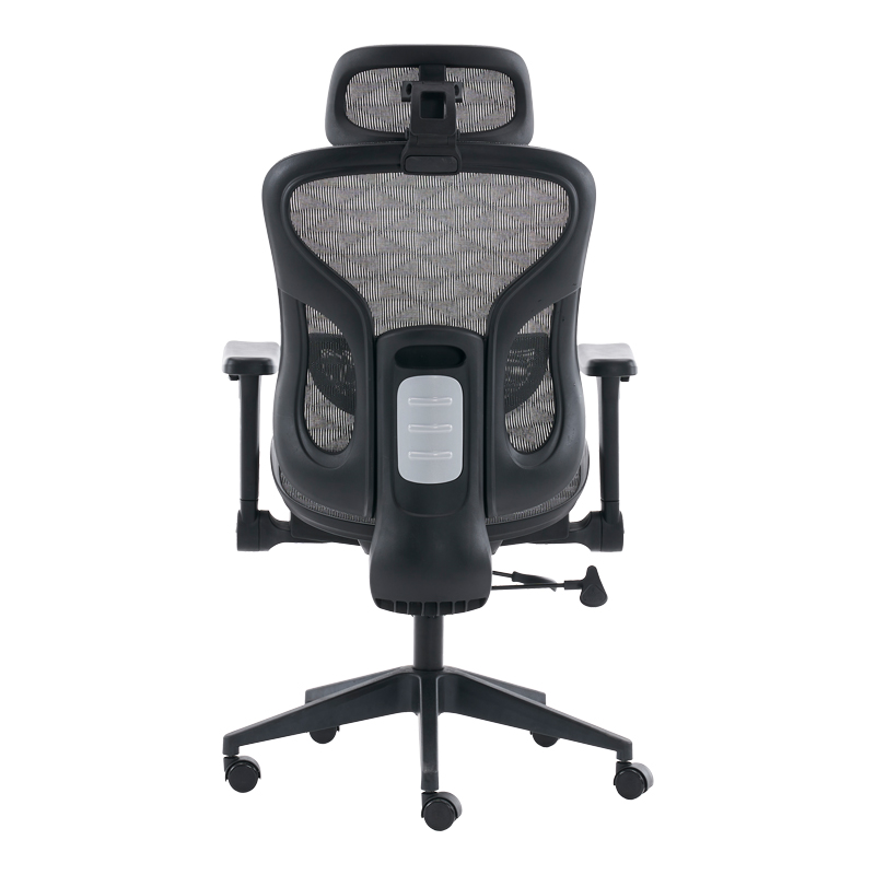 Karrige zyre Mesgo pakoworld e zezë-gri 68x67-72x110-136cm