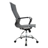 Karrige zyre menaxheri Valter pakoworld PU e zezë 55.5x58x108cm