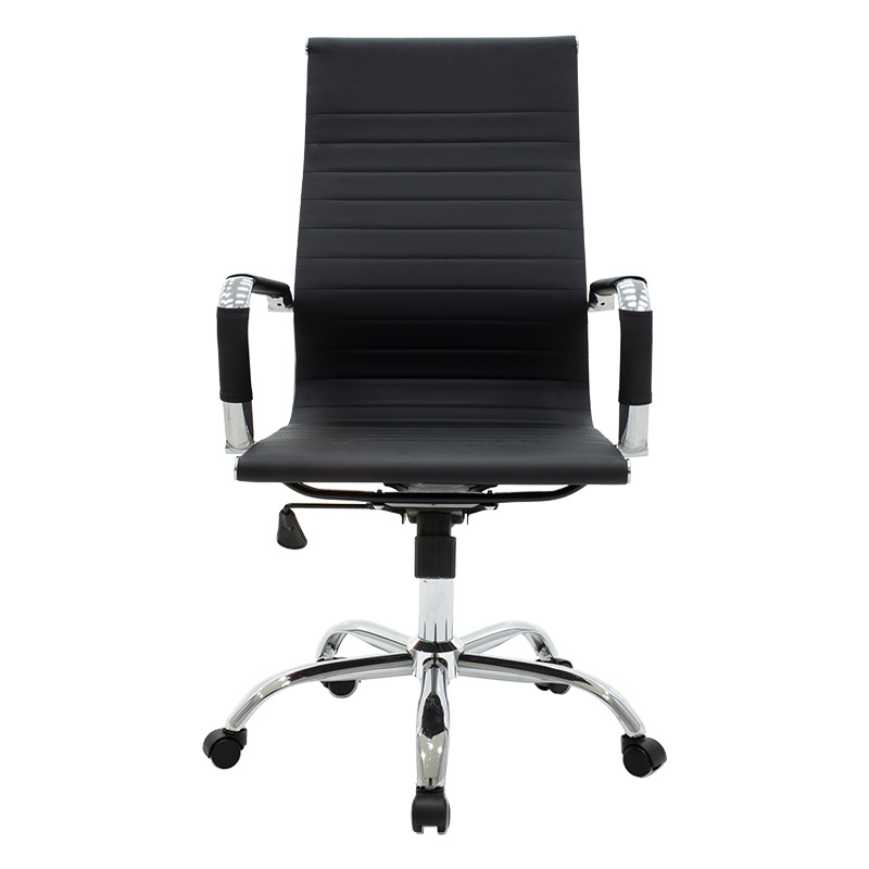 Karrige zyre menaxheri Valter pakoworld PU e zezë 55.5x58x108cm