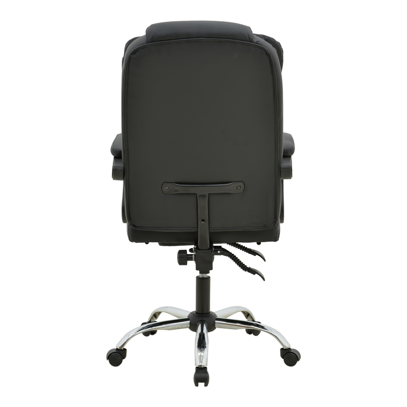 Karrige zyre drejtori me mbështetëse këmbësh dhe mekanizëm masazhi Volter pakoworld pu e zezë 62x70x110cm