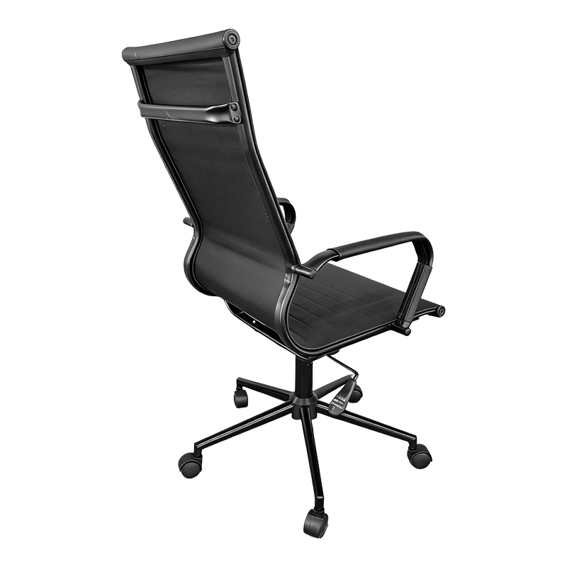 Karrige zyre menaxheri Valter pakoworld PU e zezë 55.5x58x108cm