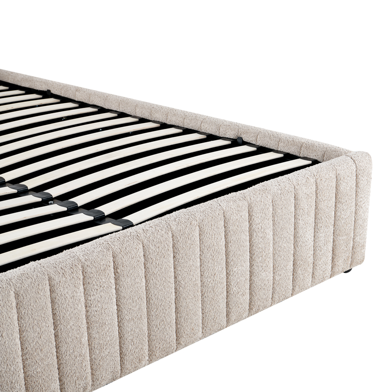 Krevat dopio Zilin pakoworld pëlhurë dopio bezhë me hapësirë magazinimi 160x200cm
