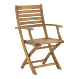 Set tavoline ngrënieje Gorbo-Jaybo pakoworld prej 5 copësh palosëse dru akacieje masiv natyral 100x65x72cm