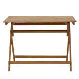 Dhomë ngrënieje Bistrual-Jaybo pakoworld set prej 5 druri akacieje të ngurtë natyral të palosshëm 100x65x72cm