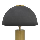 Llambë dyshemeje Cableler Inart Ε27 metal i zi D46x114cm