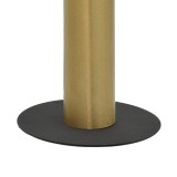 Llambë dyshemeje Cableler Inart Ε27 metal i zi D46x114cm