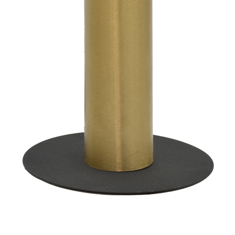 Llambë dyshemeje Cableler Inart Ε27 metal i zi D46x114cm