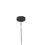 Llamba tavani Kelsy Inart E27 metal i zi D30x122cm