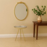 Tavolinë anësore Jacksie Inart metal ari D51x54cm