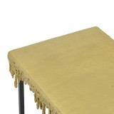 Tavolinë konsolle Bulco Inart metal ari-zi 80.5x28x72cm