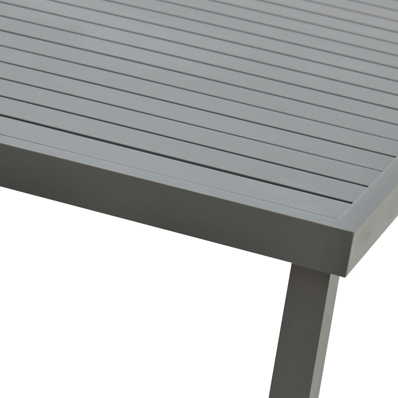 Set ngrënie Azelie-Kliton pakoworld set me 7 pëlhurë anthracite-alumin anthracite 150x80x74cm