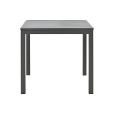 Tavolinë plazhi alumini Kliton pakoworld në nuancë antracit 45x45x41cm