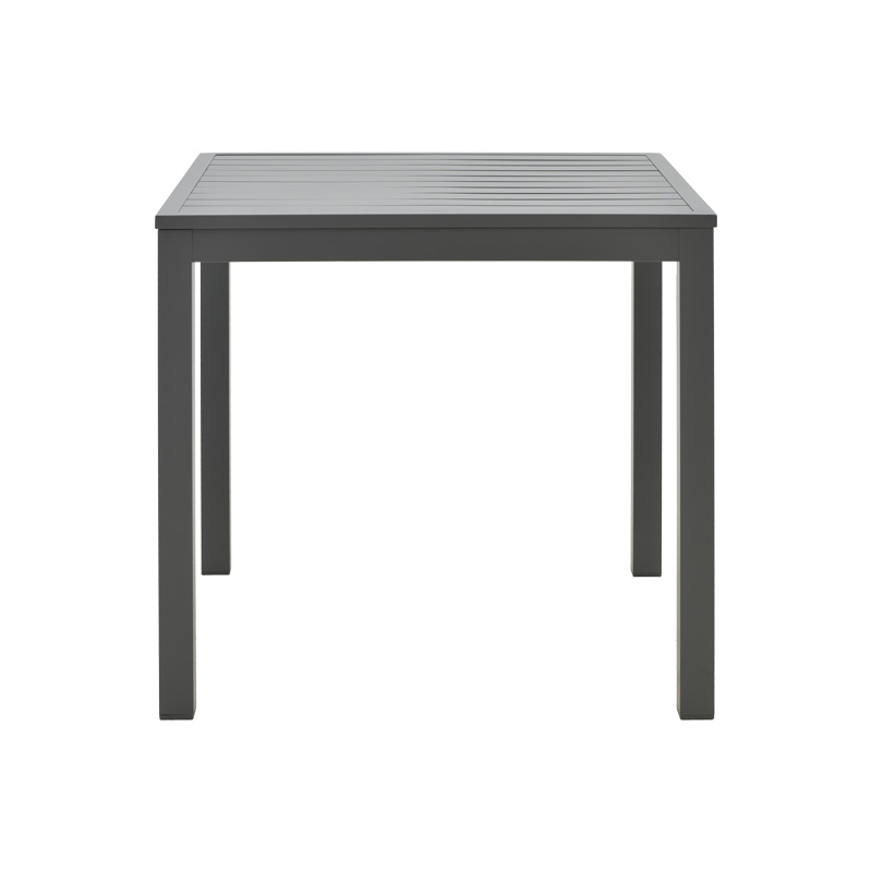 Tavolinë plazhi alumini Kliton pakoworld në nuancë antracit 45x45x41cm