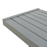 Tavolinë alumini Aether pakoworld në ngjyrë antracit 37.5x36.5x53cm