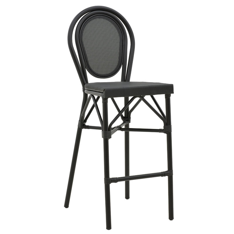 Karrige bari Dezyan pakoworld alumin i zi-tekstil i zi 41.5x53.5x116cm