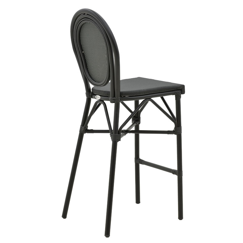 Karrige bari Dezyan pakoworld alumin i zi-tekstil i zi 41.5x53.5x116cm