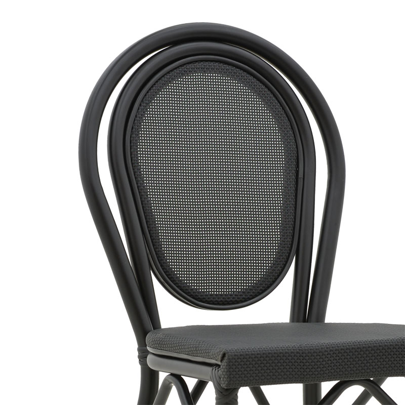 Karrige bari Dezyan pakoworld alumin i zi-tekstil i zi 41.5x53.5x116cm