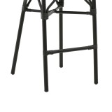 Karrige bari Dezyan pakoworld alumin i zi-tekstil i zi 41.5x53.5x116cm