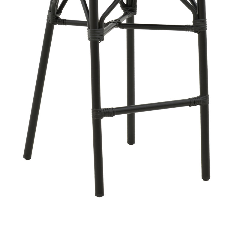 Karrige bari Dezyan pakoworld alumin i zi-tekstil i zi 41.5x53.5x116cm