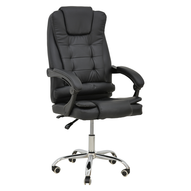 Karrige zyre menaxheri Toronsi pakoworld pu e zezë 60x68x128cm