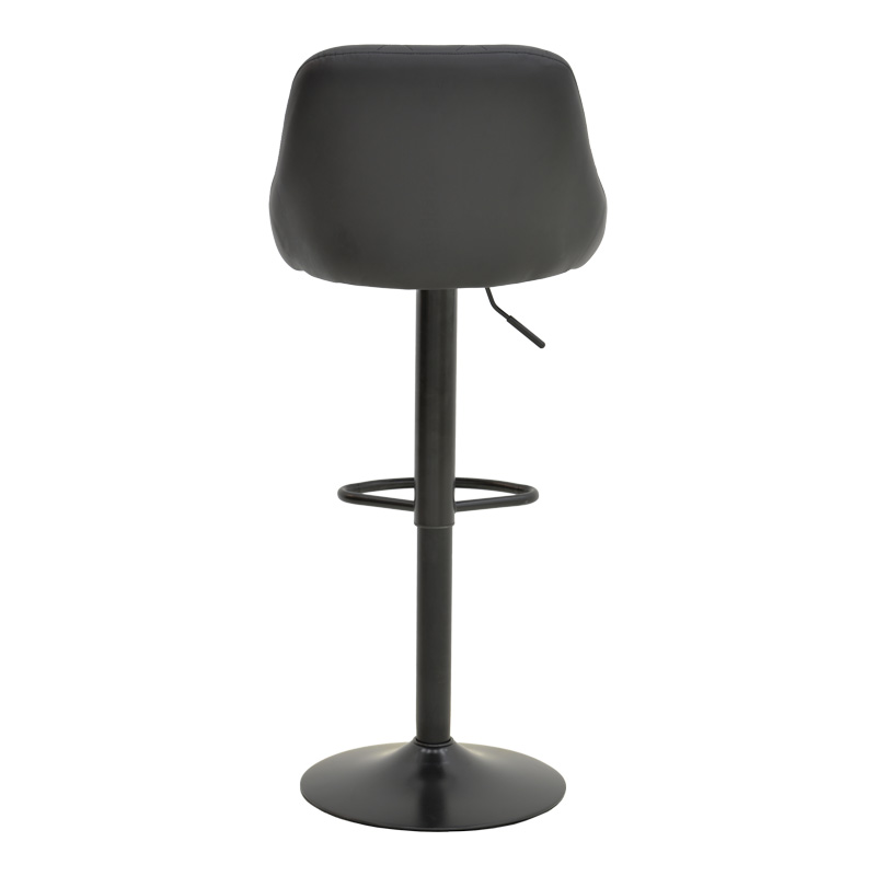 Karrige bari e palosshme Boronez pakoworld pu e zezë-me bazë të zezë 47x49x112cm