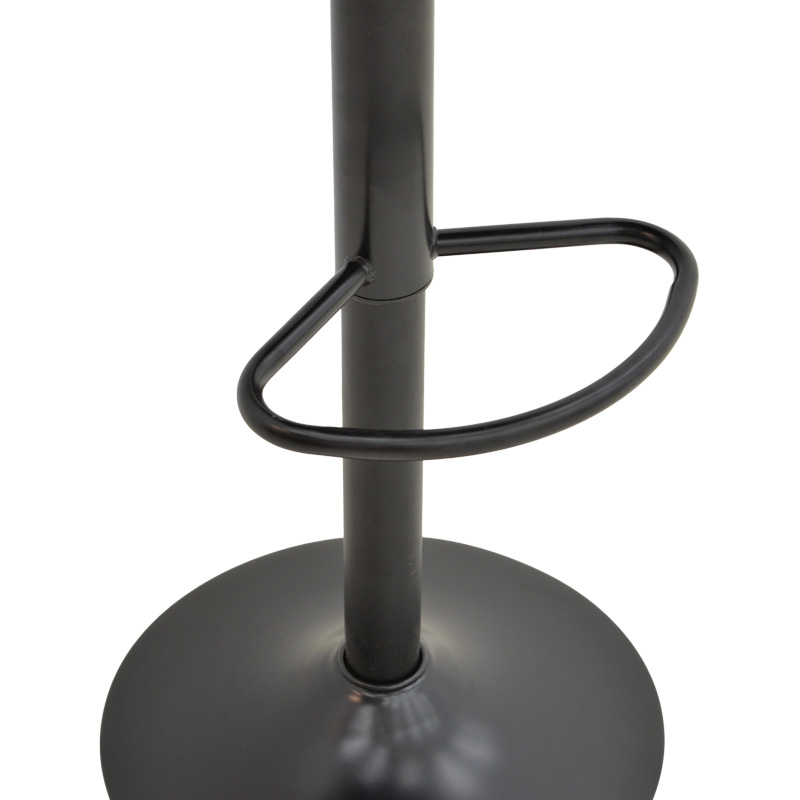 Karrige bari e palosshme Boronez pakoworld pu e zezë-me bazë të zezë 47x49x112cm