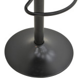 Karrige bari e palosshme Boronez pakoworld pu e zezë-me bazë të zezë 47x49x112cm
