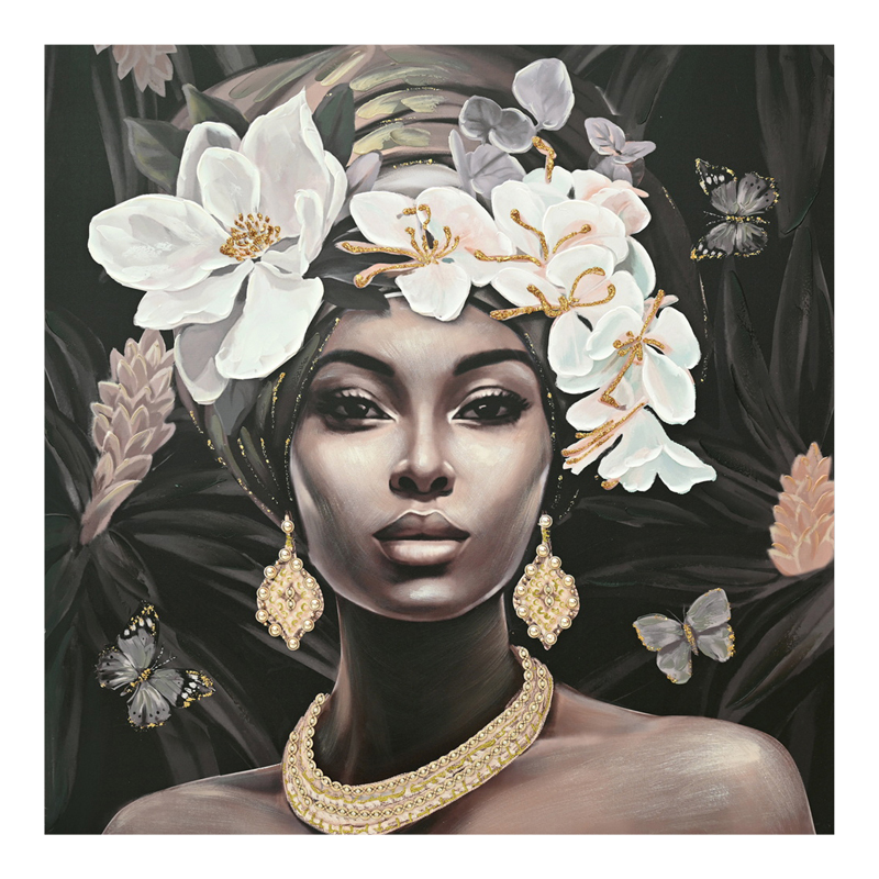 Art muri me kanavacë Beauty 3D Inart 80x3x80cm