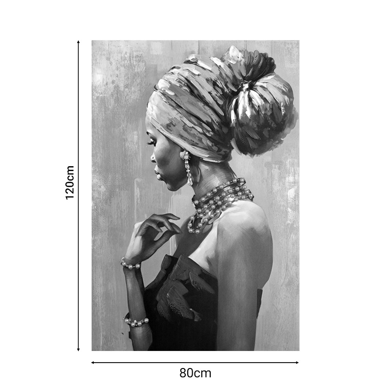 Art muri me kanavacë African 3D Inart 80x3x120cm